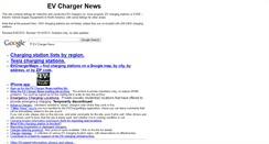 Desktop Screenshot of evchargernews.com