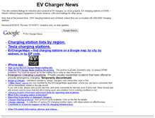 Tablet Screenshot of evchargernews.com